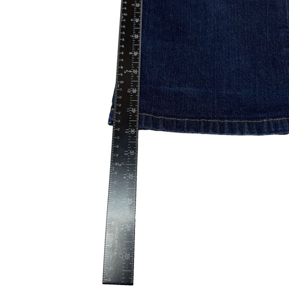 Tommy Hilfiger Womens Jeans Junior Size 13 Trouser Boot Cut Dark Wash - Picture 12 of 12